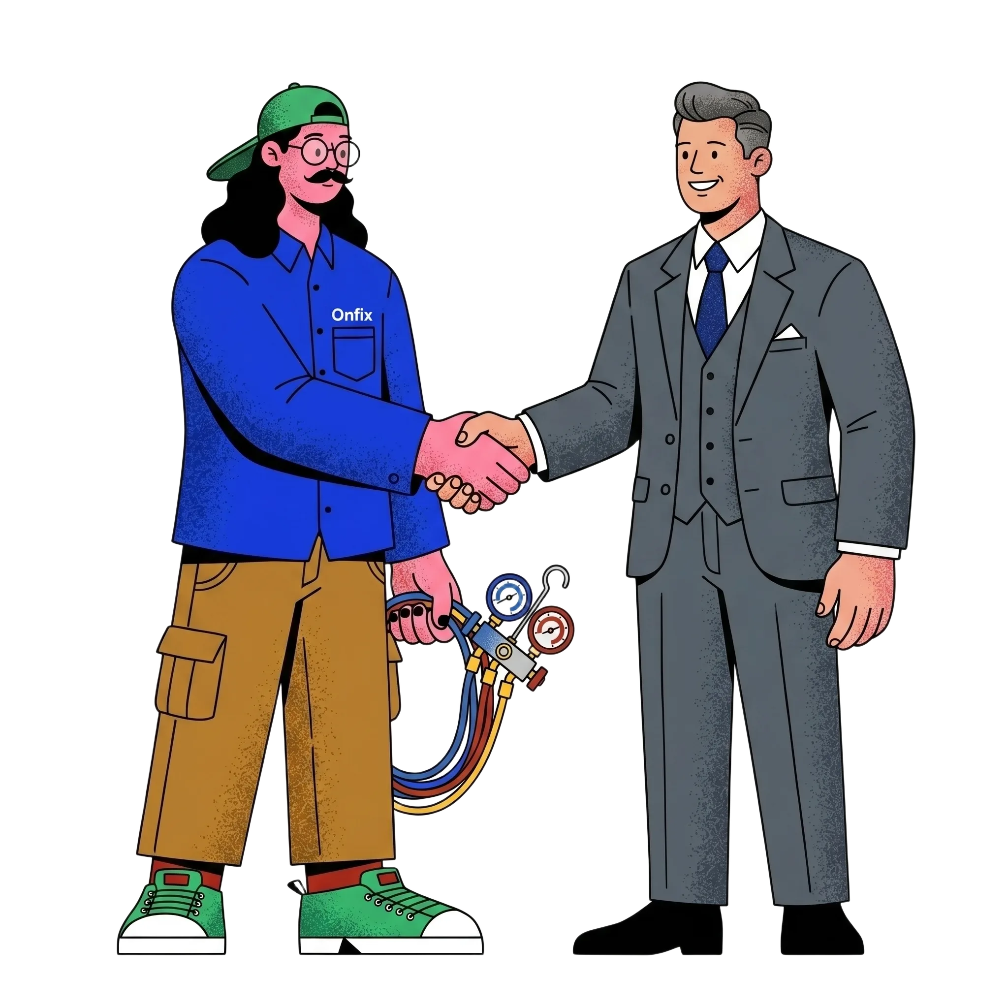 Ilustrasi operasional ONFIX